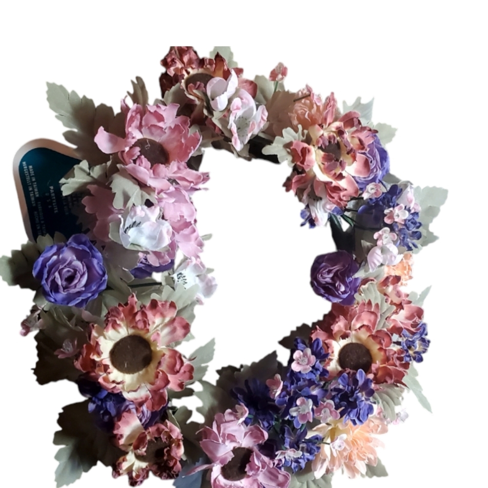 Partylite P0605 NWT "Castlebury" Floral Ring For 6" Candle